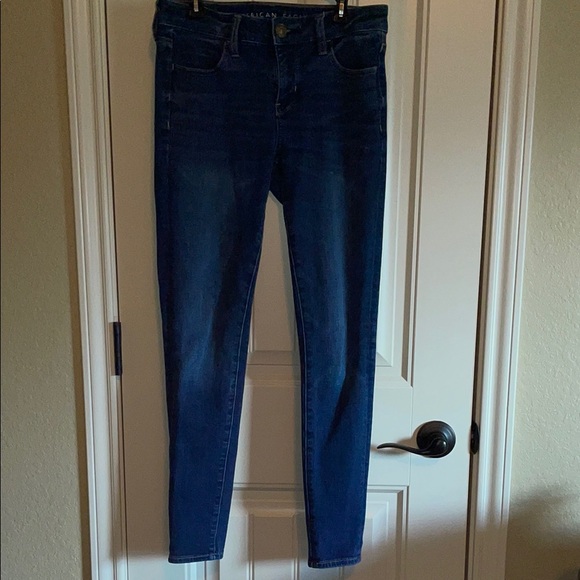 Dark Blue Women's Jeans - Picture 1 of 6
